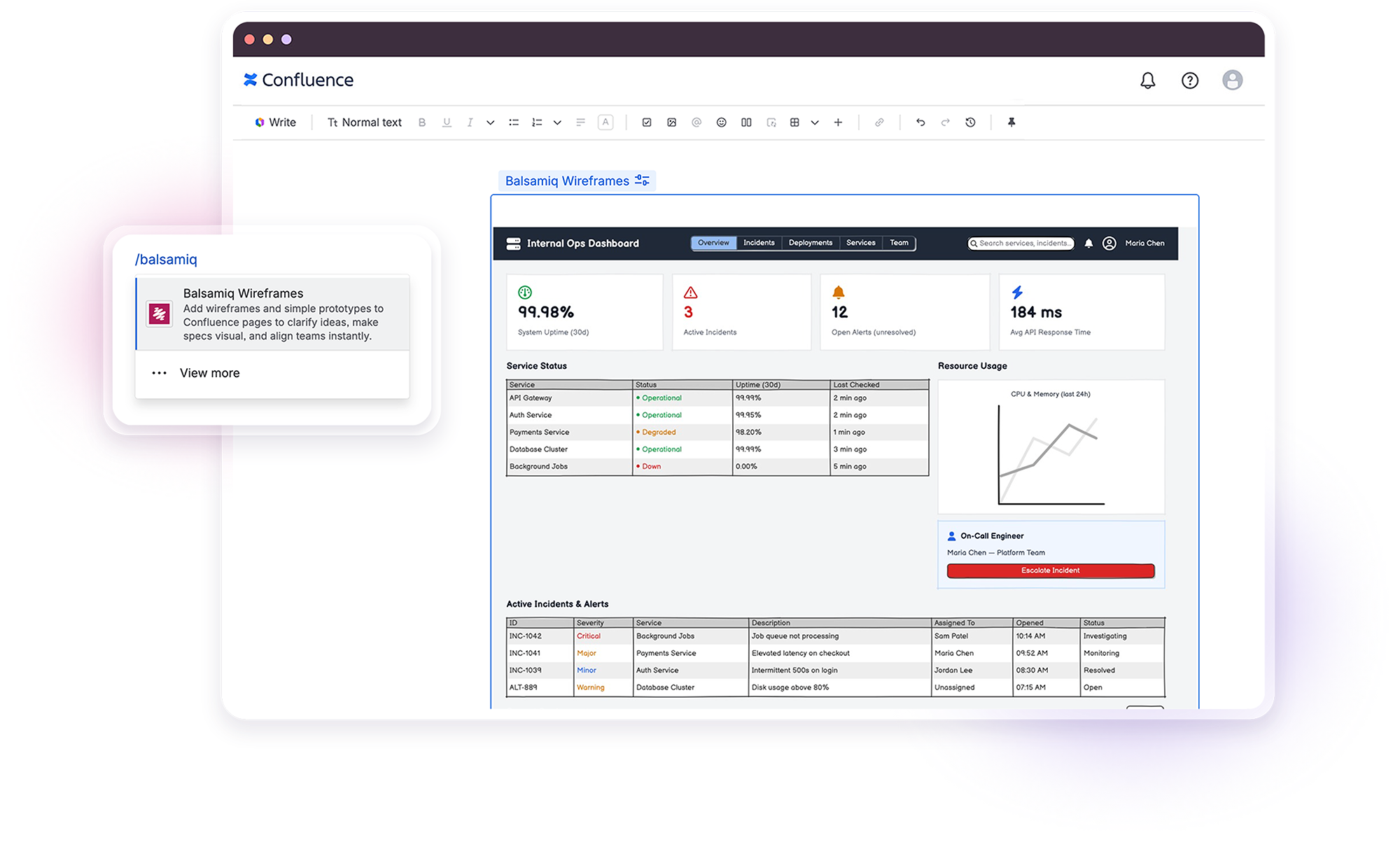 Balsamiq for Confluence