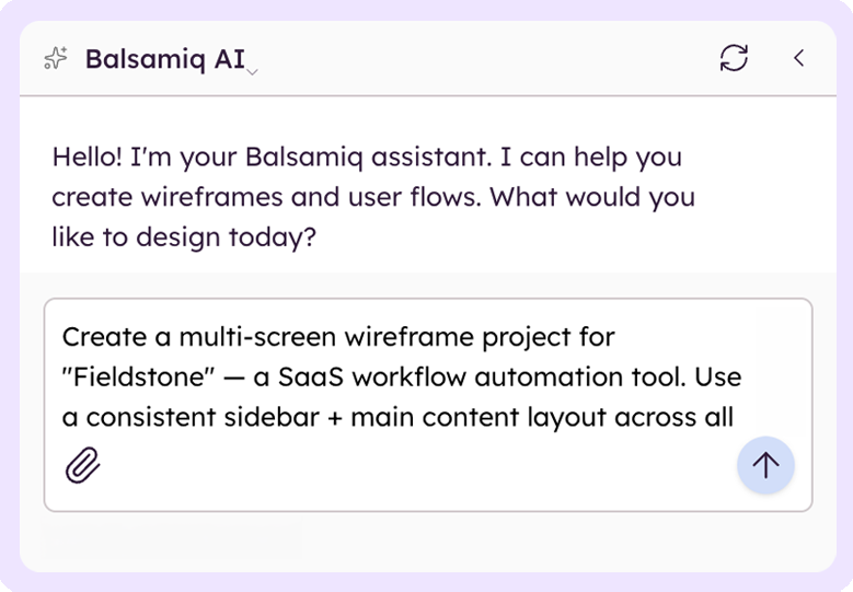 Balsamiq AI chat