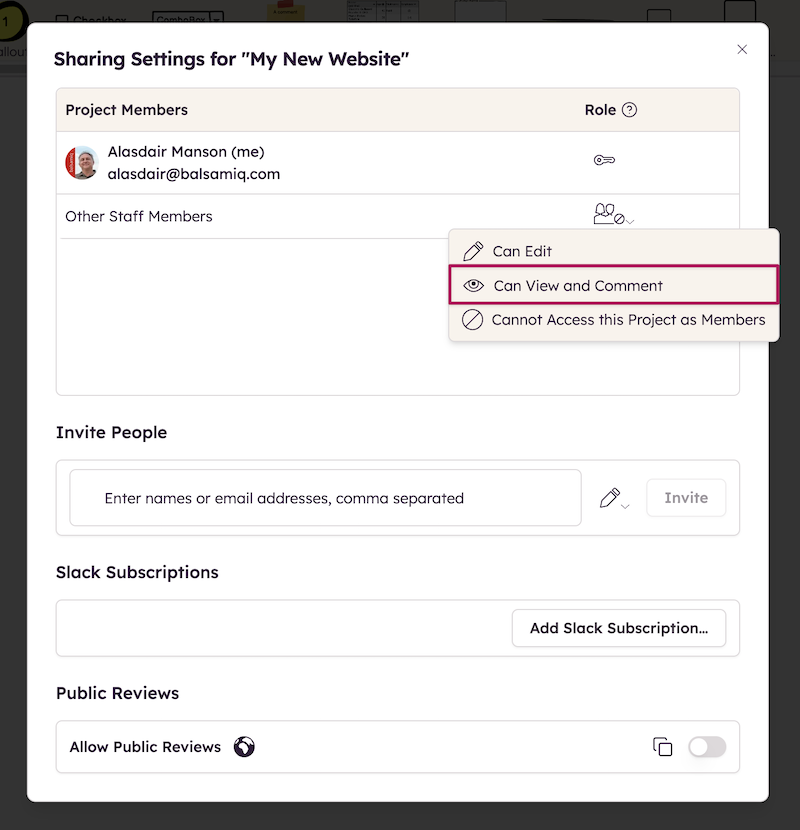 Generate a live-updating image link to embed wireframes in specs or external tools.