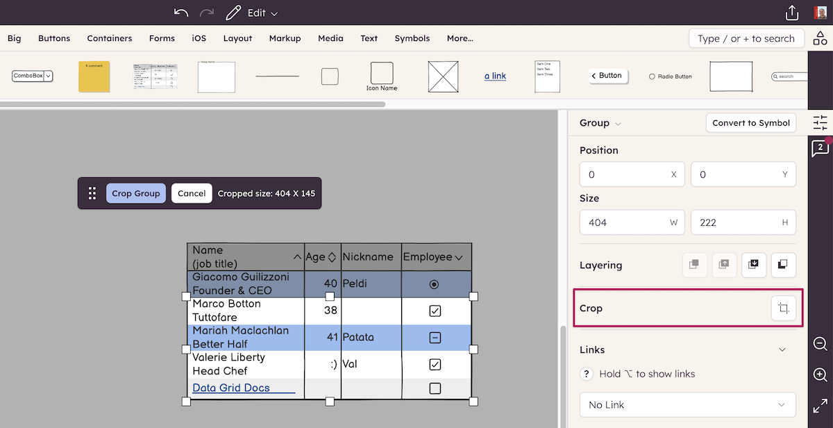 Duplicate and crop list control to highlight multiple selected rows at once